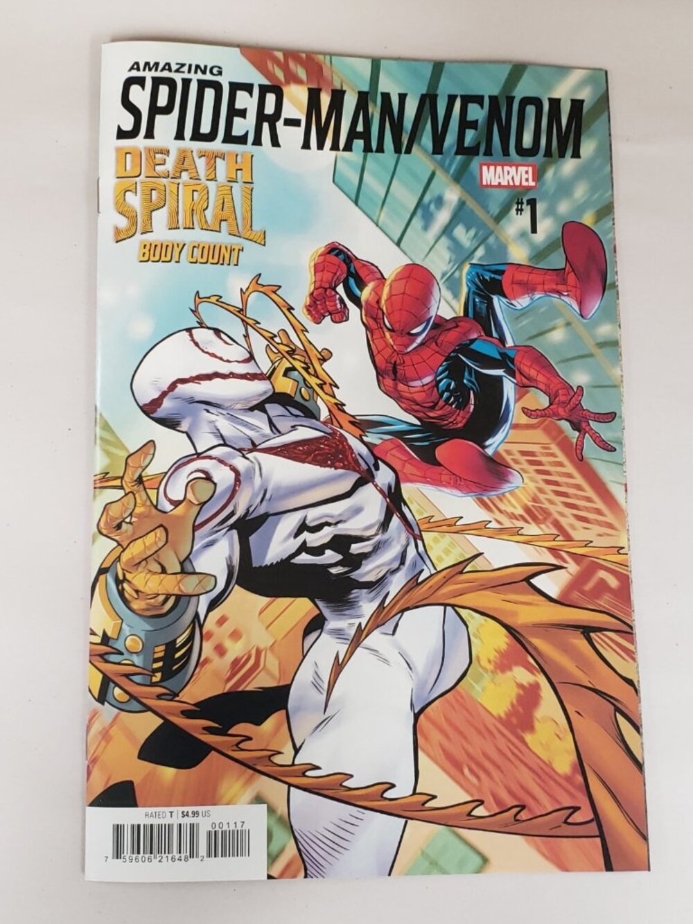 Amazing Spider-Man Venom Death Spiral - Body Count #1 Francesco Manna 1:25 VF NM - Picture 2 of 8